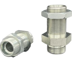 Raccord de compression métrique traversant 24, connecteur traversant à plaque conique, connecteur traversant paroi 6C 6D-LN, raccords de conduit de cloison - Product Image 5