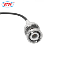Câble RG58 d'usine, connecteur BNC mâle-femelle de type L, rallonge RF en laiton, câble coaxial, câble de raccordement, câble pigtail
