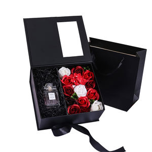 Коробки OMT Square из переработанных материалов для букетов из роз, жесткие коробки для цветочных композиций и подарков - Product Image 5