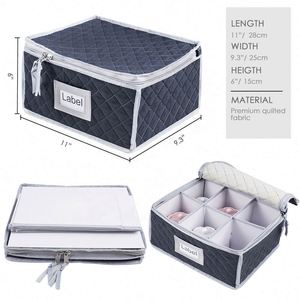 2023 vente chaude feutre protecteurs tasse matelassé Protection boîte de rangement protégeant le transport de la vaisselle stockage - Product Image 2