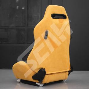 WZSEAHI желтое Спортивное гоночное сиденье универсальное регулируемое автомобильное гоночное сиденье с ползунком - Product Image 6