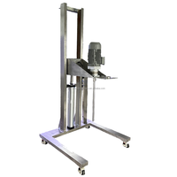 Petit réservoir de mélange amovible en acier inoxydable monocouche de haute qualité avec agitateur réservoir de mélange de dispersion à grande vitesse