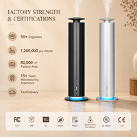Diffuseur d'huiles essentielles sans eau en alliage d'aluminium, nouveau style, pour maison intelligente, 120 ml, machine à parfum électrique pour hôtel