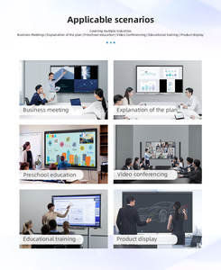 Tableau blanc interactif à écran tactile intelligent de grande taille 86 pouces, tableau numérique intelligent pour l'école, les conférences, les présentations, l'éducation - Product Image 6