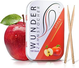 <span class=keywords><strong>Cure</strong></span>-dents en bois naturel aromatisés 2026, emballage personnalisé, haleine fraîche, saveurs pomme, menthe, <span class=keywords><strong>cannelle</strong></span> - Product Image 1