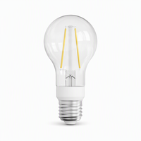 Ampoule LED à filament avec détecteur de mouvement pour micro-ondes E26 E27 B22 5W 8W 8.8W CRI 90+ Dimmable 2700-6500K pour couloir
