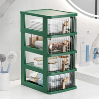 Boîte de rangement peu encombrante, entièrement transparente, style minimaliste de luxe, design anti-poussière, plusieurs tailles disponibles