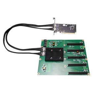 การ์ดอะแดปเตอร์ PCIe 4.0 Baseboard DDR4 1 ถึง 5 X16 สำหรับการ์ดจอ เซิร์ฟเวอร์ การขยาย GPU - Product Image 1