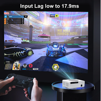 Projecteur LED Touyinger Q10W Full HD 1920 x 1080 Haute luminosité 9500 lumens avec Wifi Android pour Home Cinéma