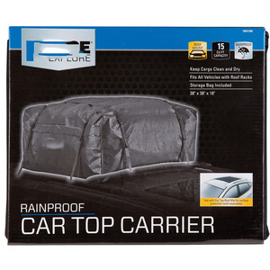 Muestra gratuita de caja de techo para coche de 600L, caja de techo impermeable, caja de equipaje plegable para todos los vehículos con/sin portaequipajes, negra - Product Image 3