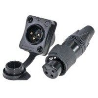 IP65 extérieur étanche 3 broches canon XLR connecteur Audio Microphone câble connecteur mâle femelle XLR haut-parleur adaptateur
