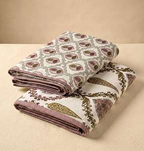 Best Quality <b>Single</b> Bed Reversible Pair Dohars Soft Cotton Printed <b>Bedding</b> <b>Set</b> for All Season Home Use Available For Sale - Product Image 6