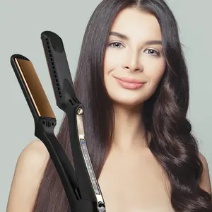 Hot Sale MCH Wide Plate 360C Degrees Keratin Treatment Fast Heat Pro Nano Titanium Professional Hair Straightener