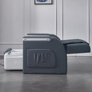 Silla de pedicura de Spa con respaldo alto para salones de uñas, sala de estar multifunción, masaje de pies con hidromasaje, estación de manicura ajustable - Product Image 2