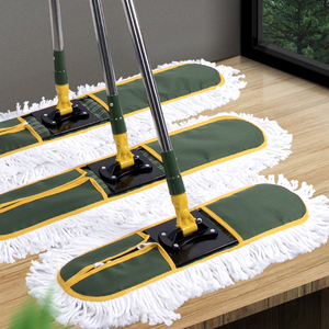 Mopa Plana de Algodón para Limpieza de Pisos, Seca y Húmeda, de 40/60/80/100 cm - Product Image 3