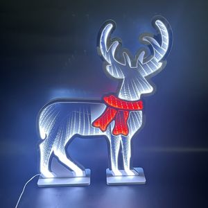 Efecto de Túnel LED 3D con Renos, 50x60 cm - Product Image 1