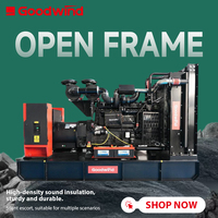 Groupe électrogène diesel ouvert électrique industriel 2026 OEM Goodwind 150 kW 100-125 kVA 6BT avec démarrage automatique