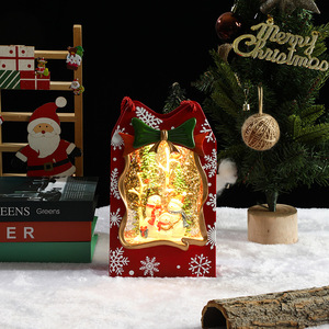 Boîte à musique lumineuse rotative <span class=keywords><strong>de</strong></span> Noël, décorations <span class=keywords><strong>de</strong></span> train miniature, cadeaux <span class=keywords><strong>de</strong></span> Noël JX-SZ11 - Product Image 6
