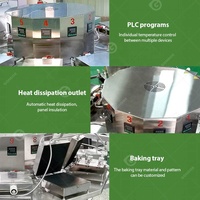 Stroopwafel sucre crème glacée oeuf rouleau forme cône automatique faire fabricant gaz Machine industrielle inde