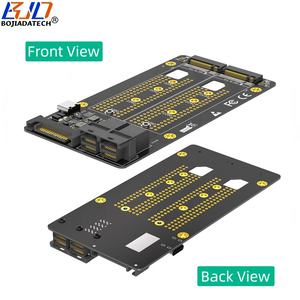 2026 Neue Dual Ports Mini SAS SFF-8643 SATA 15PIN Strom versorgung mit 2 * M.2 NGFF Key-M 2230 2242 2260 2280 M2 NVME SSD Adapter karte - Product Image 3