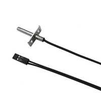 Capteur de température NTC à bride en acier inoxydable QCZH B3435 B3950 10k 100k pour cuiseur à riz -30~150°C Précision 1%-5% Sortie analogique 15s
