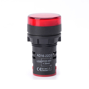 Indicador de luz de señal de lámpara Led IP55 de 22mm de plástico resistente al agua 220V 30000H - Product Image 6
