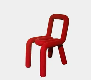 모양 팔꿈치 의자 현대 미니멀리스트 디자이너 아트 크리 에이 티브 다이닝 의자 가정용 메이크업 의자