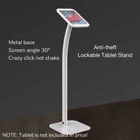 Support de sol pour tablette pour salon de l'auto Restaurant Musée Café centre commercial Exposition Tablette pc Kiosque Stand pour iPad Samsung Lenovo