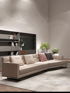 Canapé en tissu nordique, combinaison moderne minimaliste créative, salon complet, petit appartement, canapé d'angle - Product Image 3