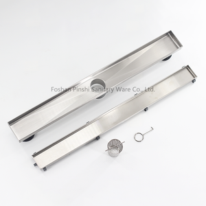 High Quality 24 Inch <strong>Bathroom</strong> Shower <strong>Drain</strong> 304 Stainless Steel Linear Grate Cover Long Channel Tile Insert Floor <strong>Drain</strong> - Product Image 3
