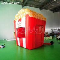 Stand de confiserie gonflable géant, stand de popcorn, stand de fête foraine, boutique gonflable, tentes de restauration gonflables pour la promotion