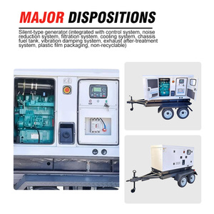 เครื่องกำเนิดไฟฟ้าดีเซลประหยัดน้ำมันประสิทธิภาพสูง 10KW 24KW 30KW 50KW ทนทาน ค่าบำรุงรักษาต่ำ - Product Image 2