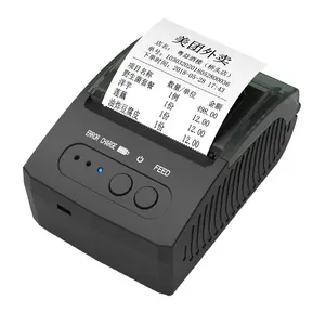 Custom Logo Mini Bill Ticket Printer Thermal Receipt Printer Usb Portable Wireless 58mm Usb Thermal Printer