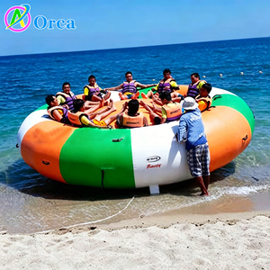 Oferta Especial: Bote Inflable Remolcable para 10 Personas, Crazy UFO, Bote Inflable Remolcable para Deportes Acuáticos, Disco Inflable Giratorio - Product Image 3