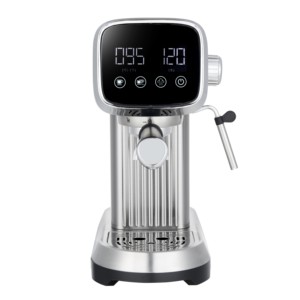 Caldera de cobre totalmente metálica duradera de grado comercial Cafetera semiautomática Cafés y restaurantes estables y de larga duración - Product Image 1