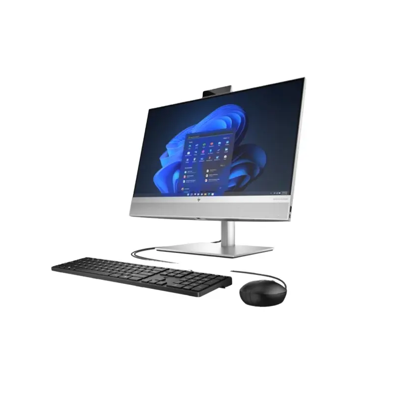 HP EliteOne 840 G9 24 inci, prosesor i3 semua dalam satu memori 8 GB 256 GB PCIe SSD 23.8 "tampilan FHD