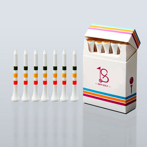 Изготовленные на заказ футболки для гольфа, 10 упаковок, популярный портсигар, упаковка, индивидуальные бамбуковые деревянные разлагаемые футболки для гольфа - Product Image 2