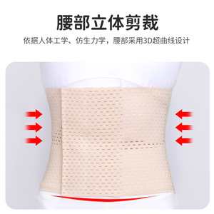Faja Abdominal Elástica y Transpirable para Soporte de Cintura, Recuperación Postparto, Ejercicio y Moldeamiento Corporal, Tallas S, M, L Disponibles - Product Image 4