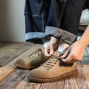 Nuevos Estilos de Moda, Zapatos Mocasines de Cuero de Alta Calidad para Hombre, Logotipo Personalizado, Botas Oxford Bajas para Senderismo y Actividades al Aire Libre, Precios Bajos - Product Image 2