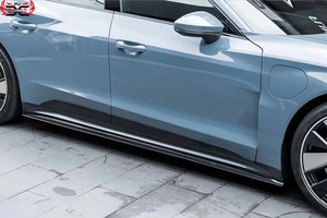 Sợi Carbon cơ thể Kit cho Audi <span class=keywords><strong>RS</strong></span> / <span class=keywords><strong>E</strong></span>-Tron GT phía trước Bumper Lip Side váy phía sau Bumper khuếch tán phía sau cánh Spoiler phía trước cánh - Product Image 3