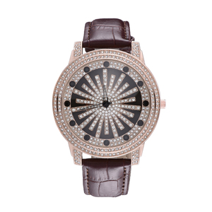 Gioielli Vintage Nuovi Gioielli Hip Hop di Buona Qualità Orologio Impermeabile con Quadrante Completamente Diamantato Orologio al Quarzo Rotondo Stile Retrò per Uomo - Product Image 1