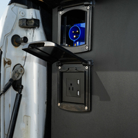 Camper en aluminium pour camion, directement de l'usine, avec toit relevable, boîte coulissante, capacité de charge de 500 kg pour 3 personnes, utilisation universelle sur route, camping sauvage