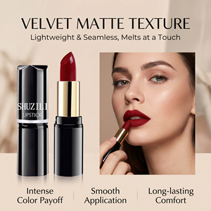 Brillo Labial Orgánico de Larga Duración con Logotipo Personalizado, Envases Redondos en Forma de Bala, Tubos de Lujo para Bálsamo Labial, Cosméticos para Bodas - Product Image 5