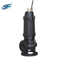 Pompe submersible domestique pour eaux usées 7 m³/h, hauteur de refoulement 15 m, 1,1 kW 1,5 CV, en fonte, pour drainage de sous-sol, certifiée CE