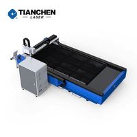 Découpeuse laser à fibre Tianchen série FM haute stabilité 12000W refroidie par eau avec servomoteur Yaskawa et contrôle Cypcut pour tôles métalliques