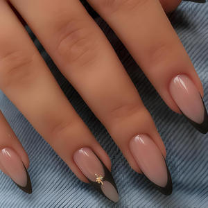 Venta al por Mayor de 24 Uñas <span class=keywords><strong>Postizas</strong></span> <span class=keywords><strong>Cortas</strong></span> Tipo Ataúd, Uñas Falsas Naturales y Elegantes Color Rojo Rosa, Uñas <span class=keywords><strong>Postizas</strong></span> Personalizadas - Product Image 6