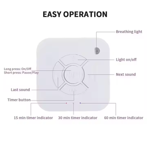 Cadeau de voyage chambre sommeil <span class=keywords><strong>berceuse</strong></span> sucette Portable bruit blanc machine sonore pour bébé - Product Image 5