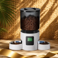 Nouveau Distributeur Intelligent pour Animaux de Compagnie 4L OEM 2026 avec Écran LCD, Contrôle par APP, Vision Nocturne, Couvercle Verrouillable, Dessiccant, Double Alimentation, Utilisation Intérieure/Voyage