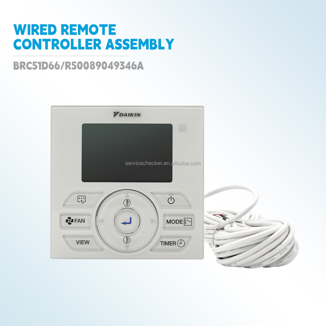 New Electric Plastic Wired Remote Controller Assembly BRC51D66 for VRV Indoor Unit Thermostat Air Conditioner Parts HVAC