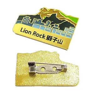 High quality popular designer designed promotional metal pin badges Fashion hot selling pin enamel pin badges